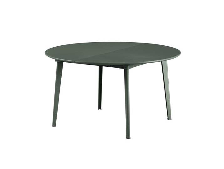 Emu Plus4 Ausziehtisch Ø 138 cm, dunkelgrün von Emu