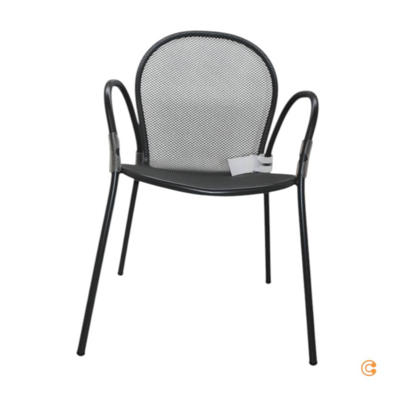 B-Ware Emu Ronda Armlehnstuhl Stuhl Gartenstuhl Balkonstuhl Stahl Siehe Text/Foto von Emu