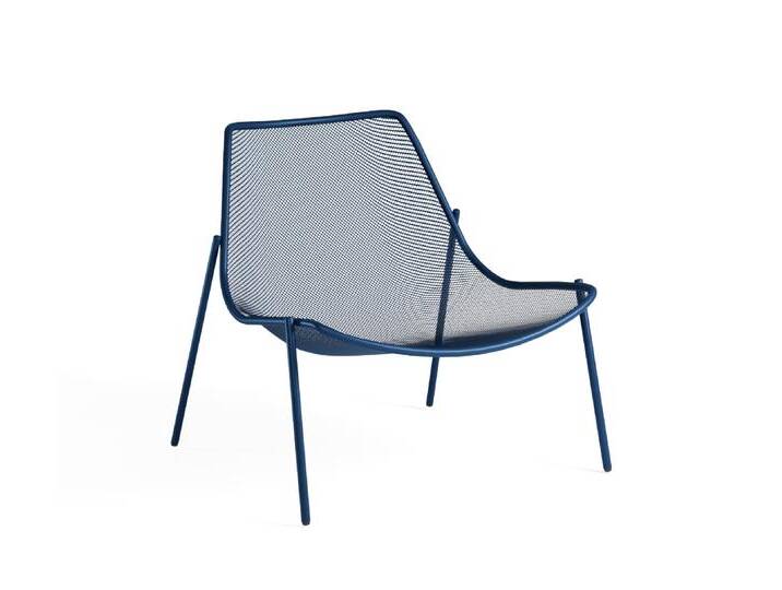 Emu Round Loungesessel, saphirblau von Emu