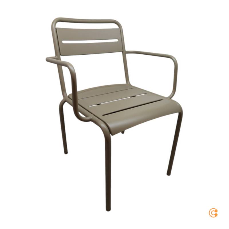 Emu Star Gartenarmlehnstuhl Stuhl Armlehnstuhl Gartenstuhl Taupe Siehe Text/Foto B-Ware von Emu