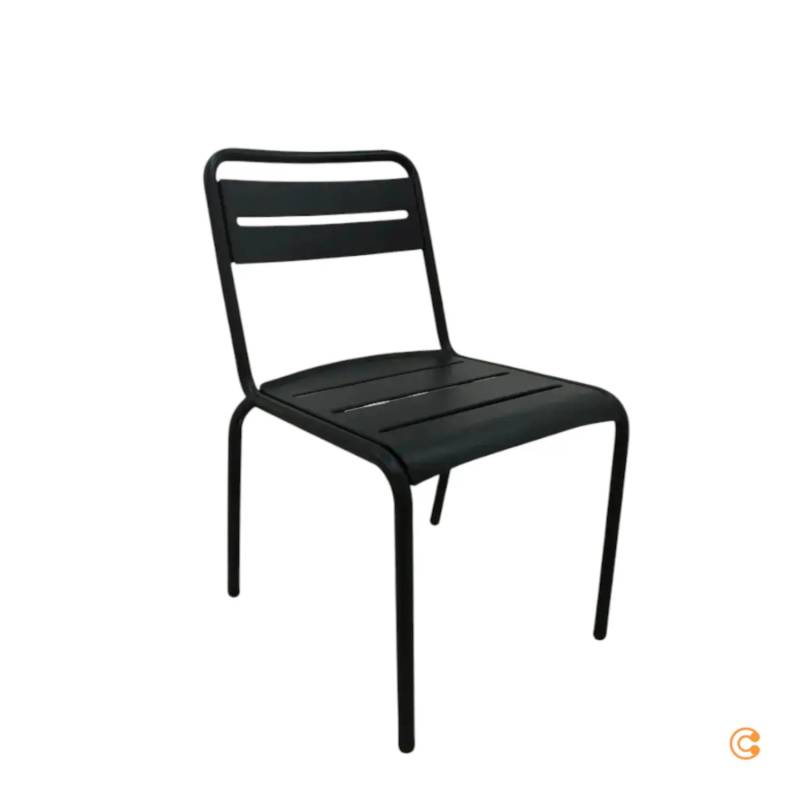 B-Ware Emu Star Stuhl Gartenstuhl Stahl Schwarz Outdoorstuhl Sitzmöbel Siehe Text/Foto von Emu