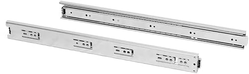 Emuca 3028805 Set Schubladenführungen, vollauszug mit Rollen, Verzinktem, 600 mm Emuca 3028805 Set Schubladenführungen, vollauszug mit Rollen, Verzinktem, 600 mm von Emuca