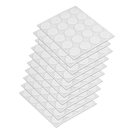 Emuca - Selbstklebende Abdeckungen Ø13mm, 200 Stück, Ideal zum Verbergen von Schraubenköpfen, Weiß Emuca - Selbstklebende Abdeckungen Ø13mm, 200 Stück, Ideal zum Verbergen von Schraubenköpfen, Weiß von Emuca