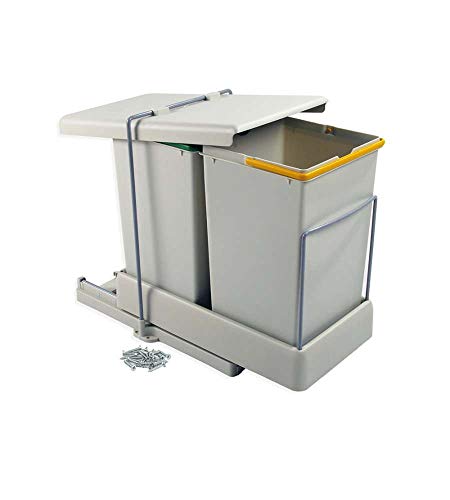 Emuca 8077221 8077221 Container für Reciclaje Fijación Inferior y Extracción Automática Con 2 Vasen à 14 Liter Emuca 8077221 8077221 Container für Reciclaje Fijación Inferior y Extracción Automática Con 2 Vasen à 14 Liter von Emuca