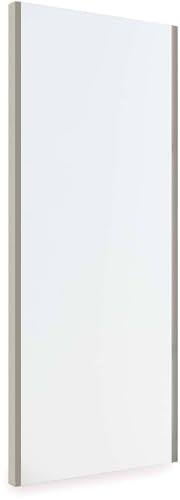 Emuca - Ausziehbarer Spiegel für den Schrankinnenraum, Verstellbarer Innenmöbelspiegel, 340 x 1000 mm, Bemalte Steinfarbe von Emuca