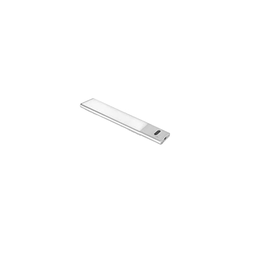Emuca - LED-Einbauleuchte Kaus USB Aufladbar mit switch, L 240 mm, Matt eloxiert, Kunststoff und Aluminium von Emuca