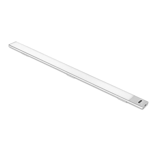 Emuca - LED-Einbauleuchte Kaus USB Aufladbar mit switch, L 600 mm, Matt eloxiert, Kunststoff und Aluminium von Emuca