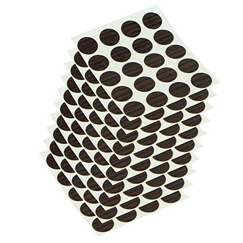 Emuca - Selbstklebende Abdeckungen Ø20mm, 150 Stück, Ideal zum Verbergen von Schraubenköpfen,Farbe Wenge Emuca - Selbstklebende Abdeckungen Ø20mm, 150 Stück, Ideal zum Verbergen von Schraubenköpfen,Farbe Wenge von Emuca