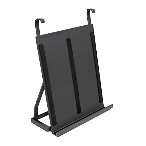 Emuca - Tablet-Halter für die Küche, Tablettenhalter zum Aufhängen, Stahl, Anthrazitgrau. von Emuca
