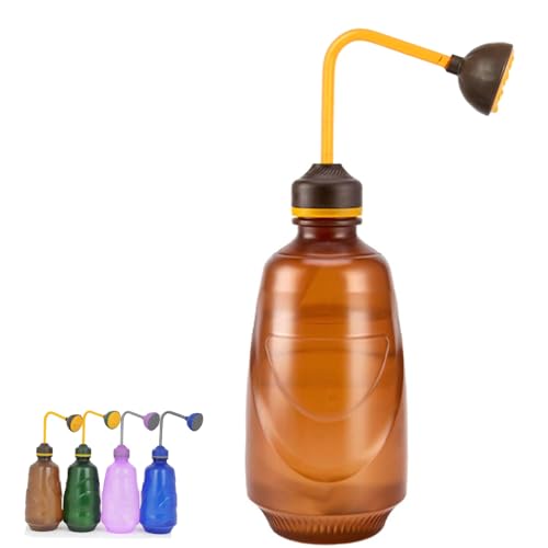 Emyimom Sprühgießer | 450 ml Softsprüher | 2-in-1 Düse | Gießkanne zur Aufzucht und Bewässerung von Setzlingen (Braun) von Emyimom
