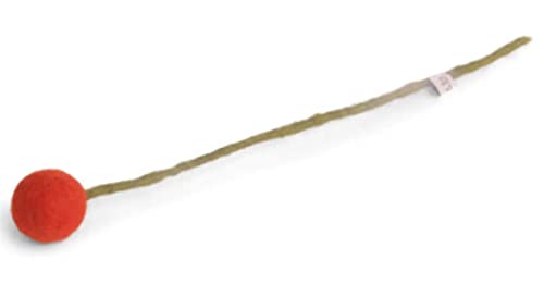 Én Gry & Sif Filzblumen - handgemacht - Kugelblumen (rostrot, groß (3-4cm)) von Én Gry & Sif