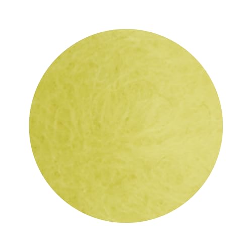 Én Gry & Sif Filzblumen - handgemacht - Kugelblumen (hellgelb, groß (3-4cm)) von Én Gry & Sif