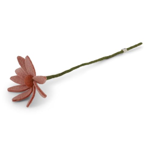 Gry & Sif Sommerblumen aus Filz (Mohnblumen, Kosmeen) Filzblumen Blumenstrauß Muttertag (Kosmee - pfirsich) von Én Gry & Sif