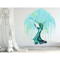 Fantasy Baum Wandkunst Dekor Kinderzimmer, Wandtatto, Wandaufkleber, Kinderzimmer Dekoration, Wand Kunst Kinder Sohn Geschenke 1029Es von EnSuArtDecals