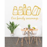 Küchen Wandtatko, Küche Zitate Dekor, Food Mama Geschenke, Vinyl Aufkleber, Esszimmer Wanddeko 964Es von EnSuArtDecals