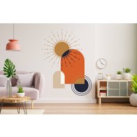 Trend Boho Wanddeko, Abstrakte Moderne Wandtatko, Interior Wanddekoration, Wandkunst, Stil Kinderzimmer Deko 1345Es von EnSuArtDecals