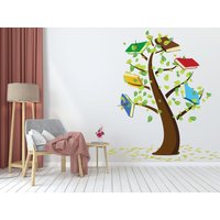 Wandtattoo Bibliotheksbaum, Bibliothek, Kinderzimmer, Lesezimmer, Kinderzimmer 1047Es von EnSuArtDecals