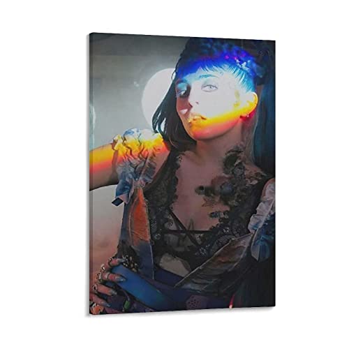 Enartly Foto Auf Leinwand Ashnikko Hiphop Sänger Drucken Bilderbilder für Wohnzimmer Schlafzimmer Dekor 60x90cm Kein Rahmen von Enartly