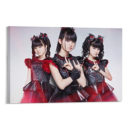 Enartly Kunstdruck Poster Klassisches Sänger-Poster Babymetal 6 Familien-Schlafzimmer-Arbeitszimmer-Dekor-Poster 60x90cm Kein Rahmen von Enartly