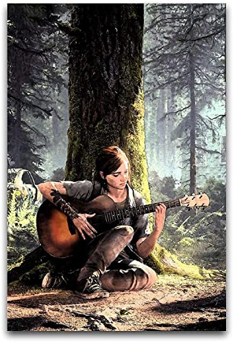 Enartly Kunstdruck Poster The Last of Us Dekorative Malerei auf Leinwand 60x90cm Kein Rahmen von Enartly