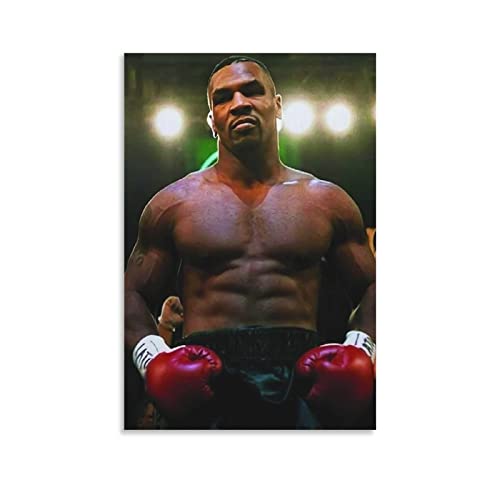 Enartly Leinwand Bilder Poster di Mike Tyson 50x70cm Senza Cornice von Enartly