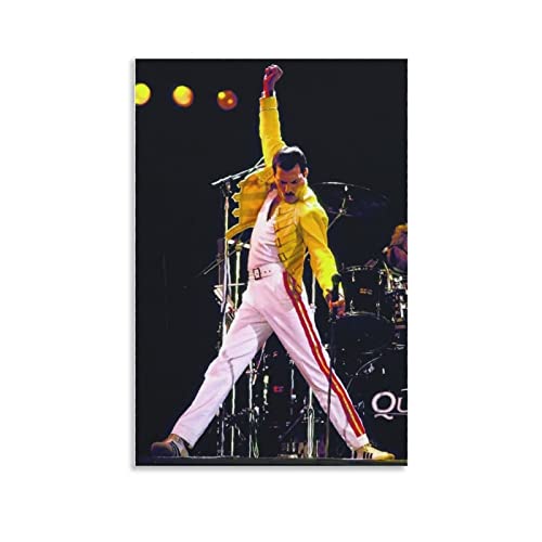 Enartly Leinwand Druck Poster Freddie Mercury 60x90cm Senza Cornice von Enartly