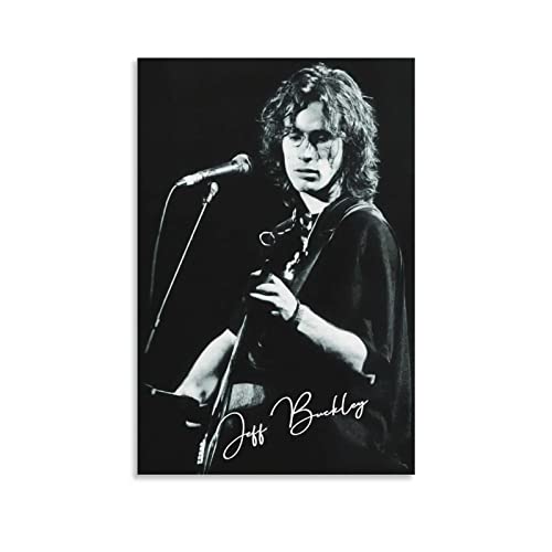 Enartly Leinwand Druck Poster Jeff Buckley Poster Decorazione Soggiorno Camera da letto Pittura 30x50cm Senza Cornice von Enartly