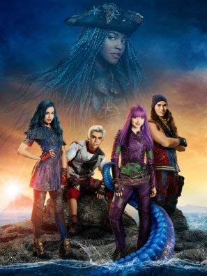 Enartly Poster Kunstdrucke Descendants 2 – Filmwand – Druck 60x90cm Kein Rahmen von Enartly