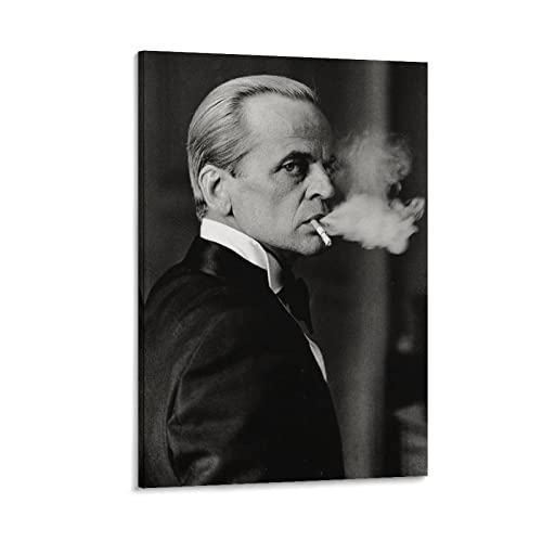 Enartly Poster Kunstdrucke Klaus Kinski Deutscher Schauspieler Gemälde Hängende dekorative Gemälde 50x70cm Kein Rahmen von Enartly