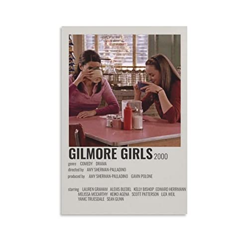 Enartly Poster auf Leinwand drucken Gilmore Girls 2020 Poster Wall Art per l'ufficio Home Decor Bedroom Decoration Gift 40 * 60cm Senza Cornice von Enartly