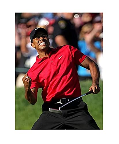 Leinwand Druck Poster Bild Eldrick Tont Tiger Woods Golf Sport Drucken Bilderbilder für Wohnzimmer Schlafzimmer Dekor 60x90cm Kein Rahmen von Enartly