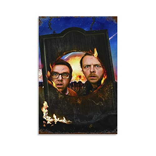 Wanddeko Poster L'ULTIMO ANNUNCIO PRIMA DELLA FINE DEL MONDO Poster cinematografico Tela Wall Art Room Immagini per Camera da letto Regali Decor 60 * 80cm Senza Cornice von Enartly