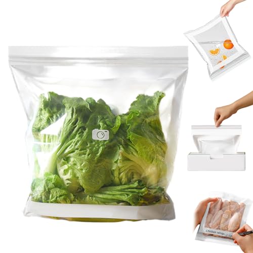 30pcs Food Grade Frisch aufbewahrte Taschen 6, 3 x 5, 4 Zoll Leckdosen wiederverwendbare Gefrierbeutel mit Schreibetikettzone für Obst Gemüse Küche Kühlschrank Lebensmittellagerung 30pcs Food Grade Frisch aufbewahrte Taschen 6, 3 x 5, 4 Zoll Leckdosen wiederverwendbare Gefrierbeutel mit Schreibetikettzone für Obst Gemüse Küche Kühlschrank Lebensmittellagerung von Enbebamd