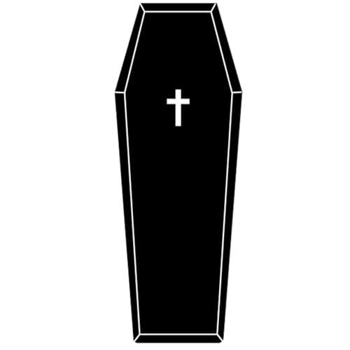 Enbebamd Coffin Teppich 20x15 Zoll Halloween Bad Matte Nicht -Schlupf Schwarz Gothic Teppich Weich & Saugende Sargbad für Badezimmer Schlafzimmer Wohnzimmer Halloween Dekorationen Badezimmer Enbebamd Coffin Teppich 20x15 Zoll Halloween Bad Matte Nicht -Schlupf Schwarz Gothic Teppich Weich & Saugende Sargbad für Badezimmer Schlafzimmer Wohnzimmer Halloween Dekorationen Badezimmer von Enbebamd