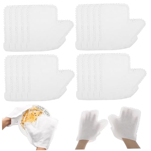 Enbebamd Multi-purpose Washable Dusting Gloves, 20PCS Non-woven Fabric Dusting Mitt, Reusable Serrated Cleaning Gloves for Home Kitchen Plant Computers Furniture von Enbebamd