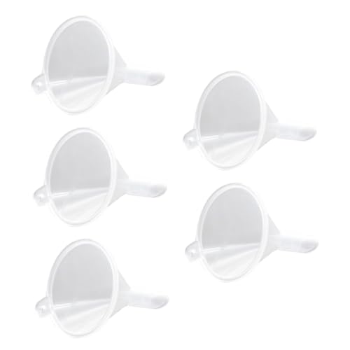 Kunststoff Trichter klar Mini -Trichter Füllen ätherisches Öl Werkzeug Handwerksmittel 5 pcs Kunststoff von Enbebamd