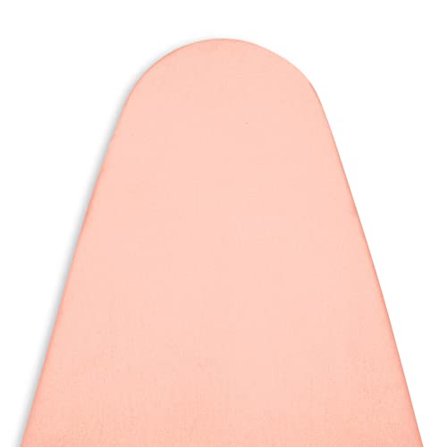 Encasa Homes Ersatzbügeltischbezug mit extra dickem 4-mm-Filzpolster - Pulver rosa - einfarbig Baumwolle, elastisch, (Passt zu Medium Standardbrettern von 112x34 cm) Wärmereflektierend von Encasa