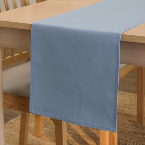Encasa XO Table Runner Größe 32x150 cm | Baumwoll -Leinwand Stoff | B Grau Solid Color | Waschbarer und dauerhaft Encasa XO Table Runner Größe 32x150 cm | Baumwoll -Leinwand Stoff | B Grau Solid Color | Waschbarer und dauerhaft von Encasa XO