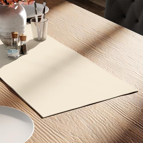 Encasa XO Table Runner Größe 32x91 cm | Baumwoll -Leinwand Stoff | Natürlich Solid Color | Waschbarer und dauerhaft von Encasa XO