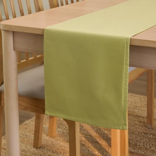 Encasa XO Table Runner Größe 32x230 cm | Baumwoll -Leinwand Stoff | Sage Green Solid Color | Waschbarer und dauerhaft Encasa XO Table Runner Größe 32x230 cm | Baumwoll -Leinwand Stoff | Sage Green Solid Color | Waschbarer und dauerhaft von Encasa XO