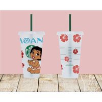 Baby Moana Custom Cup, Starbucks Baby Moana Custom Cup, Starbucks von EnchMoments