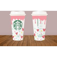 Falling in Love Custom Cup, Konfetti Starbucks Cup Falling in Love Custom Cup, Konfetti Starbucks Cup von EnchMoments