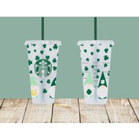 Lucky Gnomes Custom Cup, St. Patrick Es Starbucks Day von EnchMoments