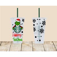 Merry Grinchmas Cup, Weihnachten Starbucks Cup Merry Grinchmas Cup, Weihnachten Starbucks Cup von EnchMoments