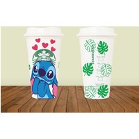 Stitch Custom Hot Cup, Starbucks Cup Stitch Custom Hot Cup, Starbucks Cup von EnchMoments