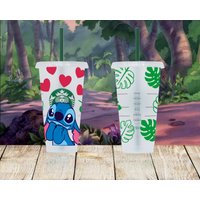 Stitch in Love Custom Cup, Starbucks von EnchMoments