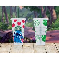 Stitch in Love Custom Cup, Starbucks Stitch in Love Custom Cup, Starbucks von EnchMoments