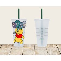 Winnie The Pooh Mit Luftballons, The Starbucks Cup von EnchMoments