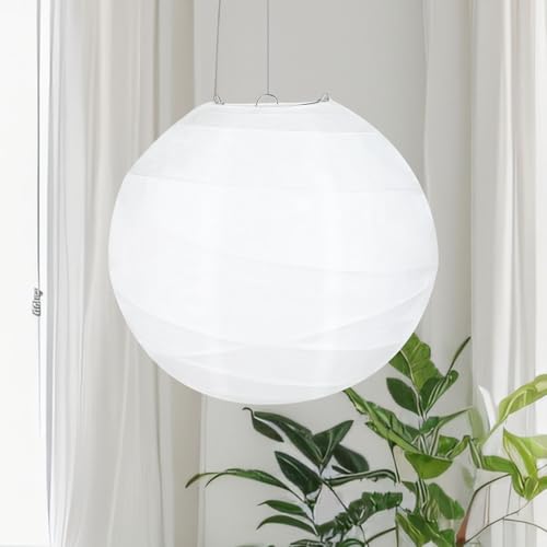 Encham Lampenschirm runde Papierlaterne 25 cm 10" Lampions Gerippter für DIY Party Garten Hochzeit Geburtstage Dekoration Encham Lampenschirm runde Papierlaterne 25 cm 10" Lampions Gerippter für DIY Party Garten Hochzeit Geburtstage Dekoration von Encham