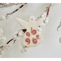 Keramik Engel Ornament ~Keramik ~Engel Ornamente ~Tonergel 6559 von EnchanteLLC